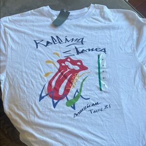 The Rolling Stones Blue Graphic Tee